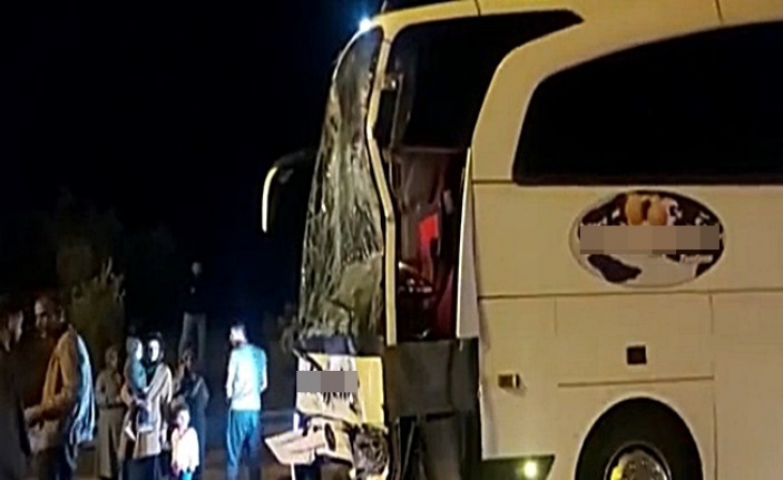 TEM'de yolcu otobüslerinin karıştığı zincirleme kaza; 4 yaralı