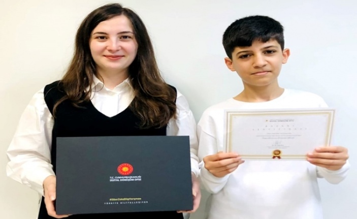Siber Zeka Bilgi Yarışması’nda;  Bilgievi öğrencileri yine başarılı