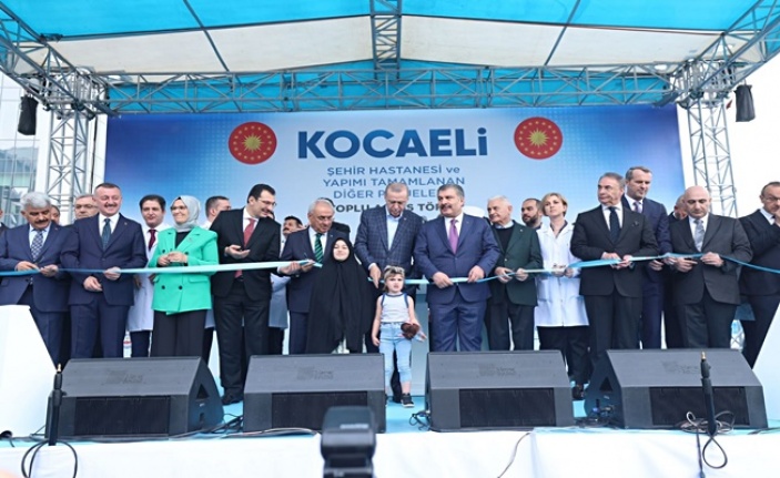 Cumhurbaşkanı Erdoğan Kocaeli Şehir Hastanesi'nin açılışını gerçekleştirdi