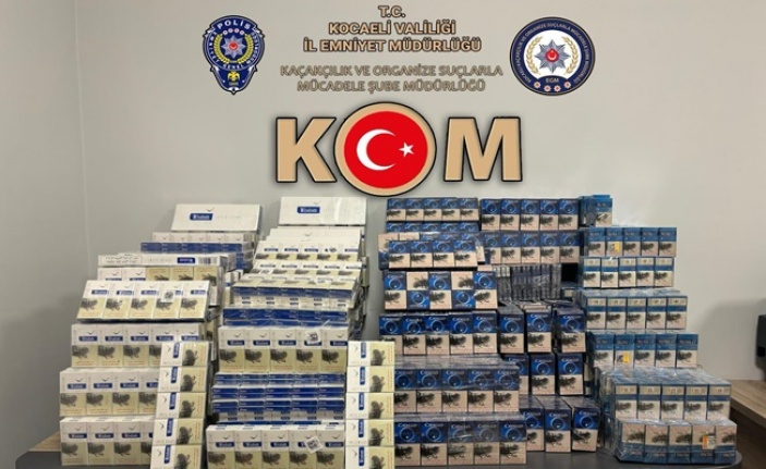 Kocaeli'de  tütün kaçakçılarına operasyon!
