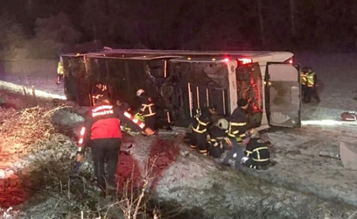 Kastamonu'da feci otobüs kazası: 6 ölü, 33 yaralı!