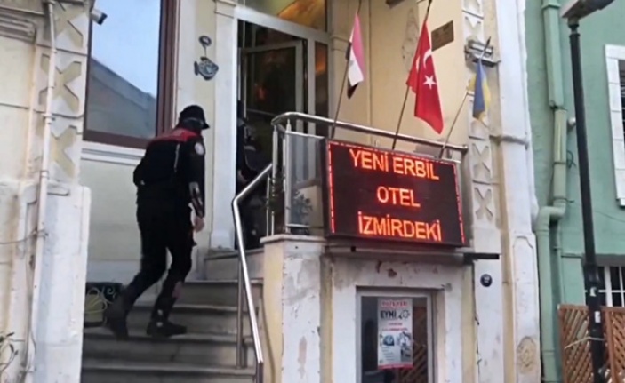 İzmir'de kaçak göçmen operasyonu! 35 otele işlem yapıldı