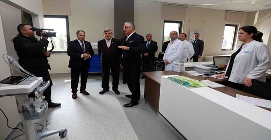 Anadolu Sağlık Merkezi GOSB Tıp Merkezini ziyaret etti