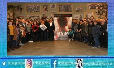  Başkan Çiftçi, Vatandaşlarla Naim Süleymanoğlu filmini izledi
