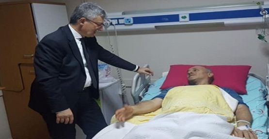 Başkan Ellibeş Hasta Ziyaretlerinde Bulundu