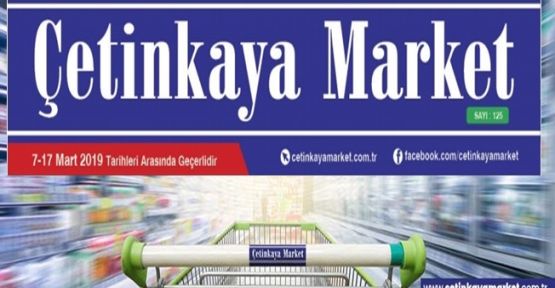 Çetinkaya Market İndirim Kataloğu 7-17 Mart