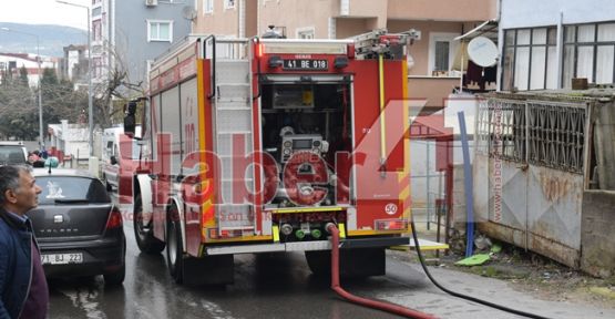 Darıca'daki yangında 2 kişi hastanelik oldu