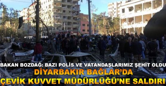  Diyarbakır'da Çevik Kuvvet'e saldırı