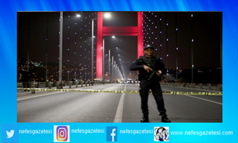  Elindeki silahla 15 Temmuz Şehitler Köprüsü'nde trafiği durdurdu