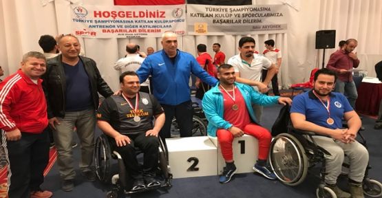 Engelli Halterciler Konya’dan Madalya İle Döndü