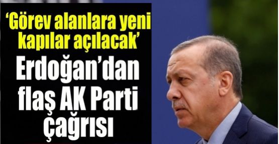 Erdoğan vatandaşları AK Parti'ye çağırdı 