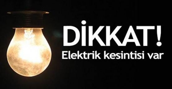 Gebze ve Darıca'da elektrik kesintisi 