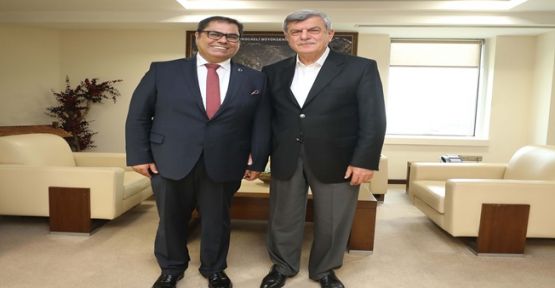 GTÜ Rektörü Aslan’dan, Başkan Karaosmanoğlu’na ziyaret