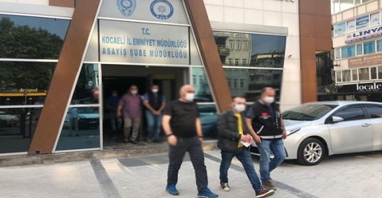 Hırsızlıktan aranan 3 kişi Kocaeli'de yakalandı
