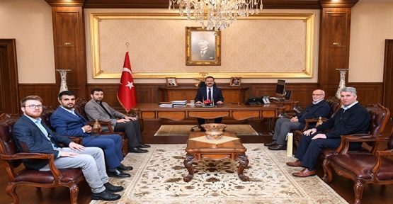 İsmail Yeşilday ve Yönetim Kurulu Üyeleri Hüseyin Aksoy'a Ziyaret'te Bulundular!