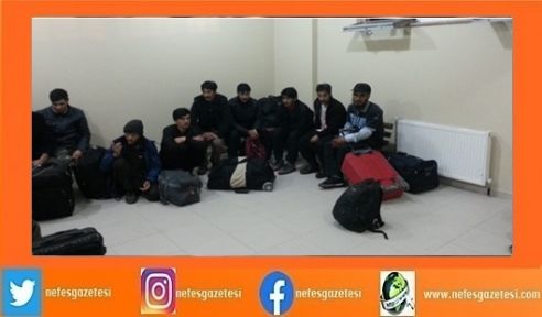 Kaçak çalışan 21 düzensiz göçmen yakalandı