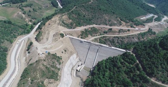 Karamürsel İhsaniye Barajında Çalışmalar Devam Ediyor   