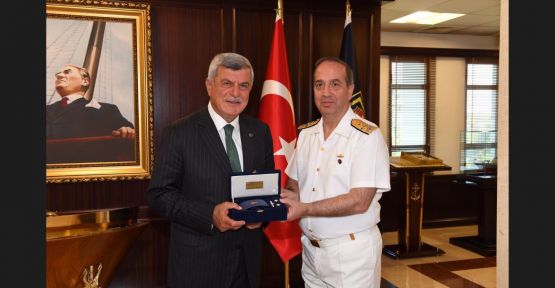  Karaosmanoğlu, Donanma ve EDOK Komutanını ziyaret etti
