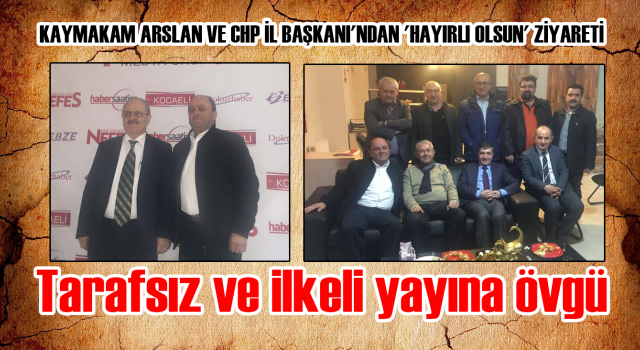 Kaymakam Arslan ve CHP İl Başkanı'ndan 'Hayırlı Olsun' Ziyareti