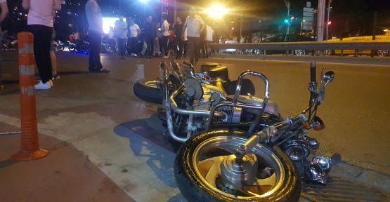  Kocaeli'de otomobille motosiklet çarpıştı: 1 yaralı