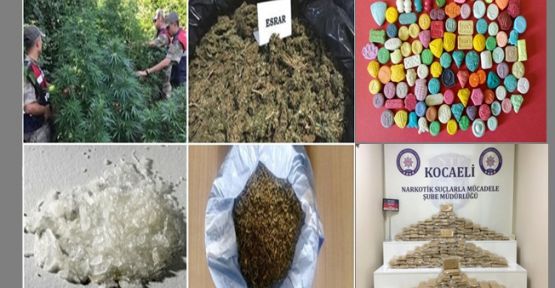 Kocaeli'de Uyuşturucu Operasyonları :23 tutuklama!