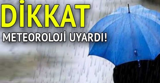  Meteoroloji uyardı! Marmara'da sağanak yağış bekleniyor