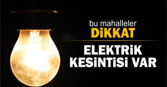 SEDAŞ planlı elektrik kesintisi ilanı