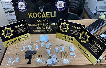 Kocaeli'de uyuşturucuyla mücadelede 3 kişi tutuklandı
