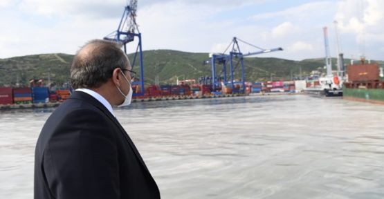 Vali Seddar Yavuz liman bölgelerindeki müsilajı inceledi