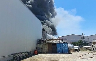 Gebze'de bulunan fabrikada yangın çıktı!
