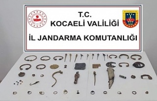 Kocaeli Jandarma'dan tarihi eser kaçakçılarına...