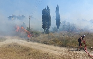 Gebze'de 3 farklı köyde aynı saatlerde yangın...