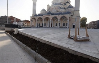 M. Ali Paşa Cami meydan ve otoparkta sona doğru