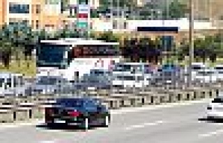  Anadolu Otoyolu'nda araç yoğunluğu