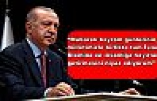 Cumhurbaşkanı Erdoğan Kurban Bayramı dolayısıyla...