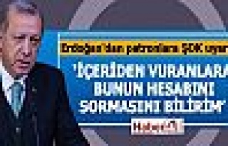 Erdoğan'dan patronlara şok uyarı!