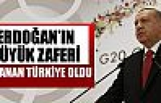 Erdoğan'ın büyük zaferi Kazanan Türkiye oldu...