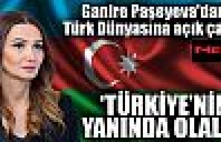 Ganire Paşeyeva'dan Türk Dünyasına açık çağrı!...