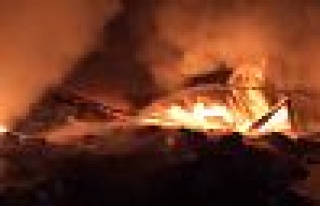 Gebze'de Atık Tesisinde Yangın
