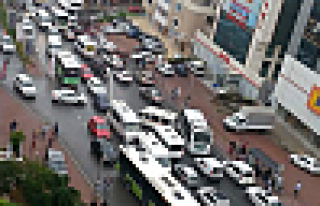 Gebze'den  trafik manzarası 