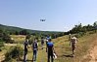 Kocaeli'de ormanlık alanlar drone ile denetleniyor