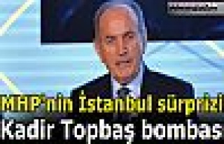 MHP'nin İstanbul sürprizi! Kadir Topbaş bombası