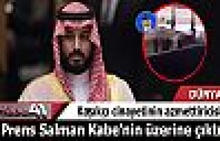 Prens Salman Kabe'nin üzerine çıktı 