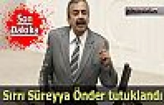 Sırrı Süreyya Önder Tutuklandı