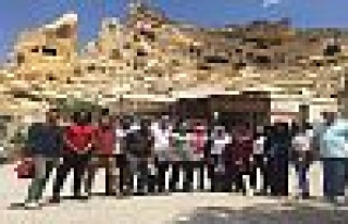 Uluslararası öğrenciler Kapadokya’yı gezdi