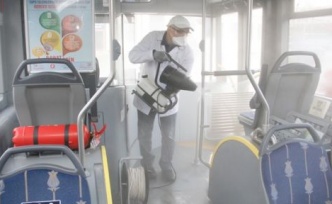  Kocaeli’de otobüsler nano teknolojiyle temizleniyor