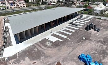 Karamürsel terminal binasında çatı imalatı tamam